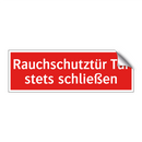 Rauchschutztür Tür stets schließen