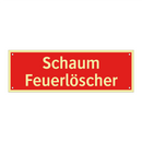 Schaum Feuerlöscher