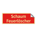 Schaum Feuerlöscher