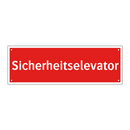 Sicherheitselevator