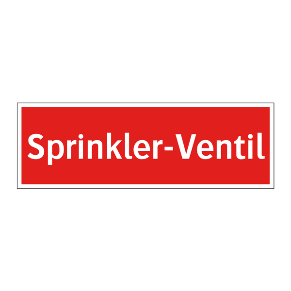 Sprinkler-Ventil