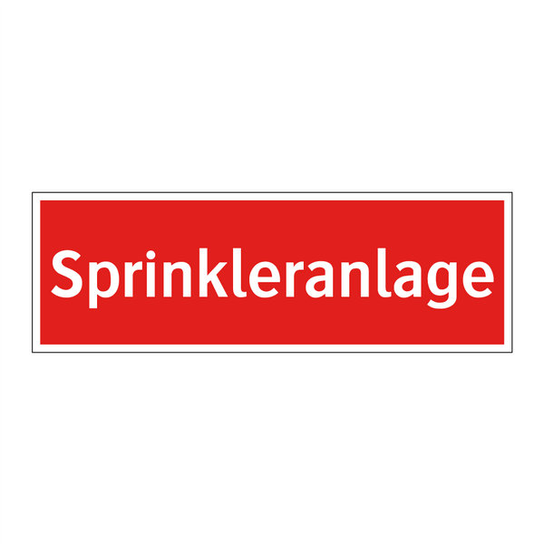 Sprinkleranlage