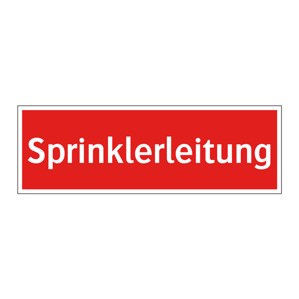 Sprinklerleitung