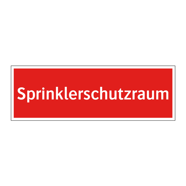 Sprinklerschutzraum