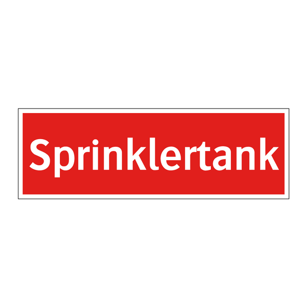 Sprinklertank