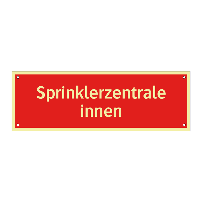 Sprinklerzentrale innen
