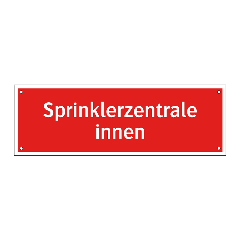 Sprinklerzentrale innen