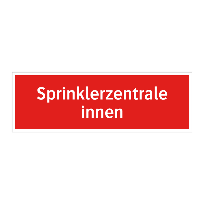 Sprinklerzentrale innen