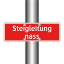 Steigleitung nass