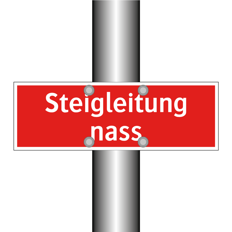 Steigleitung nass