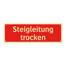 Steigleitung trocken