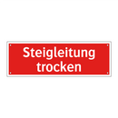 Steigleitung trocken