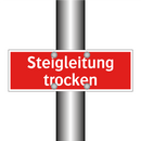 Steigleitung trocken