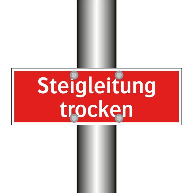 Steigleitung trocken