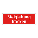 Steigleitung trocken