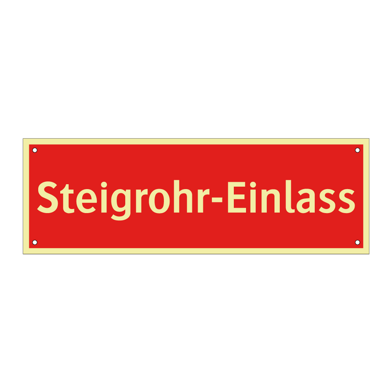 Steigrohr-Einlass