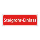 Steigrohr-Einlass