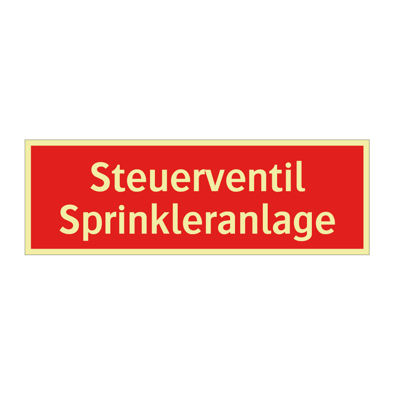 Steuerventil Sprinkleranlage