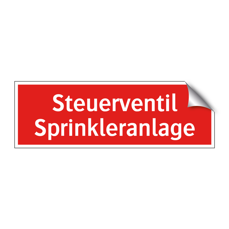 Steuerventil Sprinkleranlage