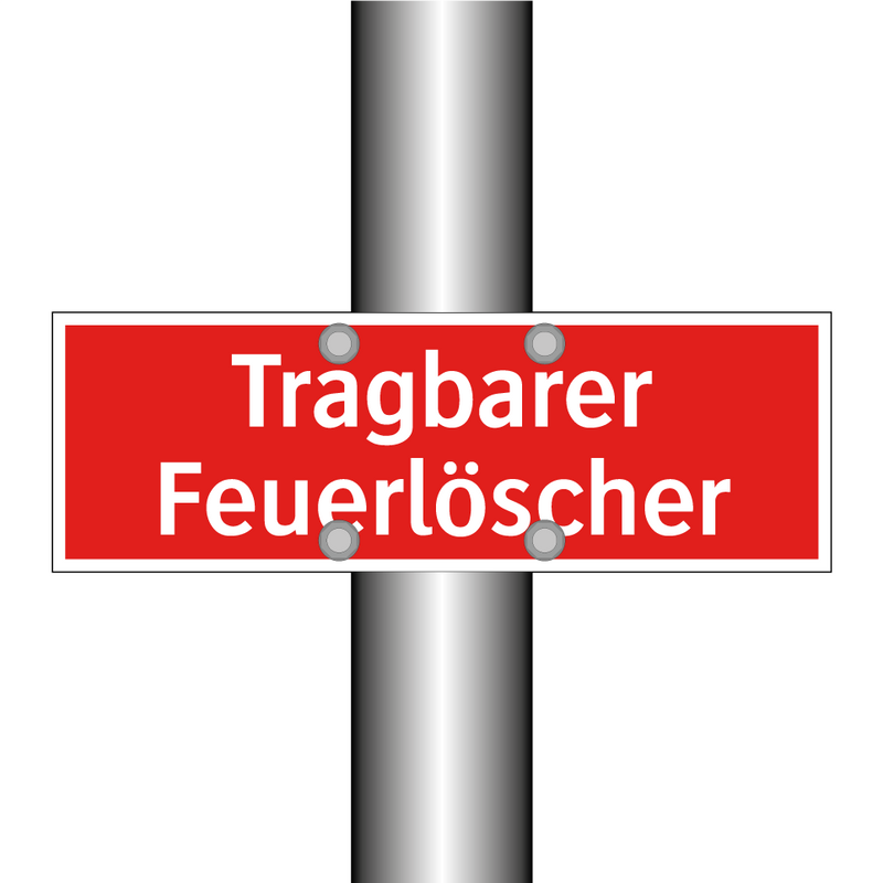 Tragbarer Feuerlöscher
