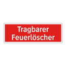 Tragbarer Feuerlöscher