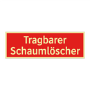 Tragbarer Schaumlöscher