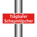 Tragbarer Schaumlöscher