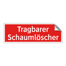 Tragbarer Schaumlöscher