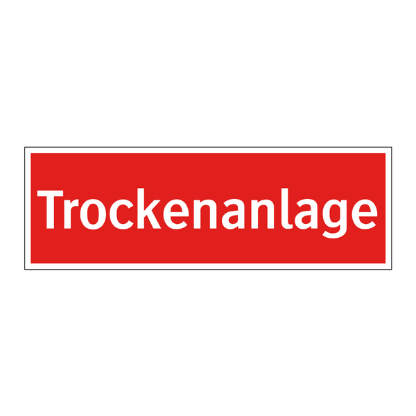 Trockenanlage