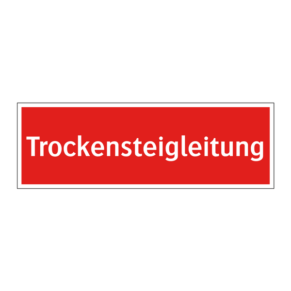 Trockensteigleitung