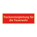 Trockensteigleitung für die Feuerwehr