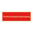 Trockensteigleitungseingang