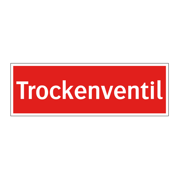 Trockenventil