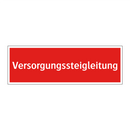 Versorgungssteigleitung