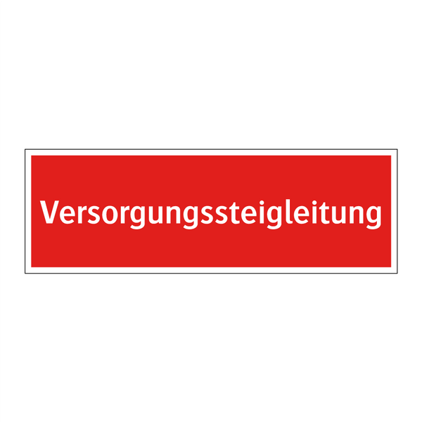 Versorgungssteigleitung