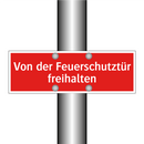 Von der Feuerschutztür freihalten