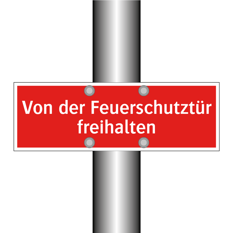 Von der Feuerschutztür freihalten