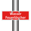 Wasser Feuerlöscher