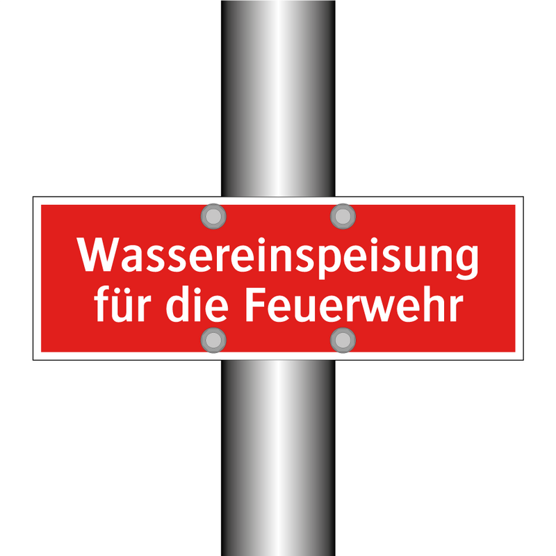 Wassereinspeisung für die Feuerwehr
