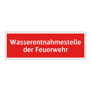 Wasserentnahmestelle der Feuerwehr