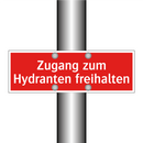 Zugang zum Hydranten freihalten