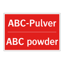 ABC-Pulver - ABC powder