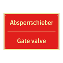 Absperrschieber - Gate valve