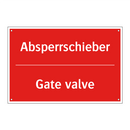Absperrschieber - Gate valve
