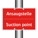 Ansaugstelle - Suction point