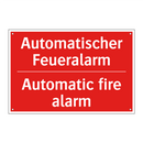 Automatischer Feueralarm - Automatic fire alarm