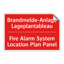 Brandmelde-Anlage Lageplantableau/.../ - Fire Alarm System Location Plan /.../