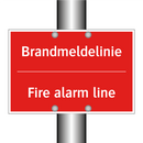 Brandmeldelinie - Fire alarm line