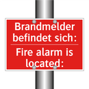Brandmelder befindet sich: - Fire alarm is located: