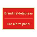 Brandmeldetableau - Fire alarm panel
